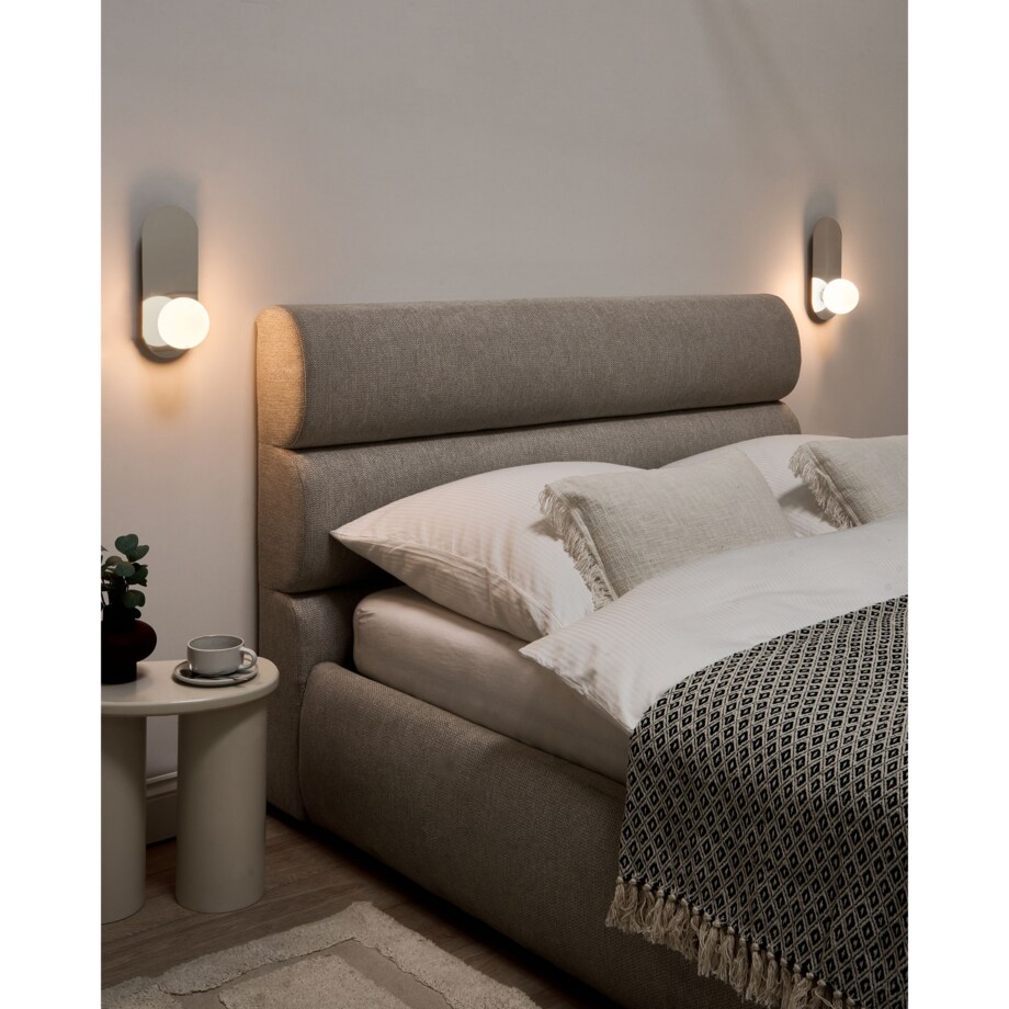 Zestaw 2 lamp ściennych LEISI Srebrny