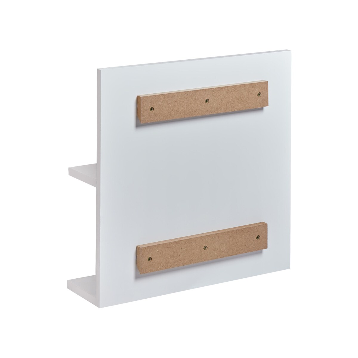 Półka łazienkowa wisząca z lustrem biała PELOTAS