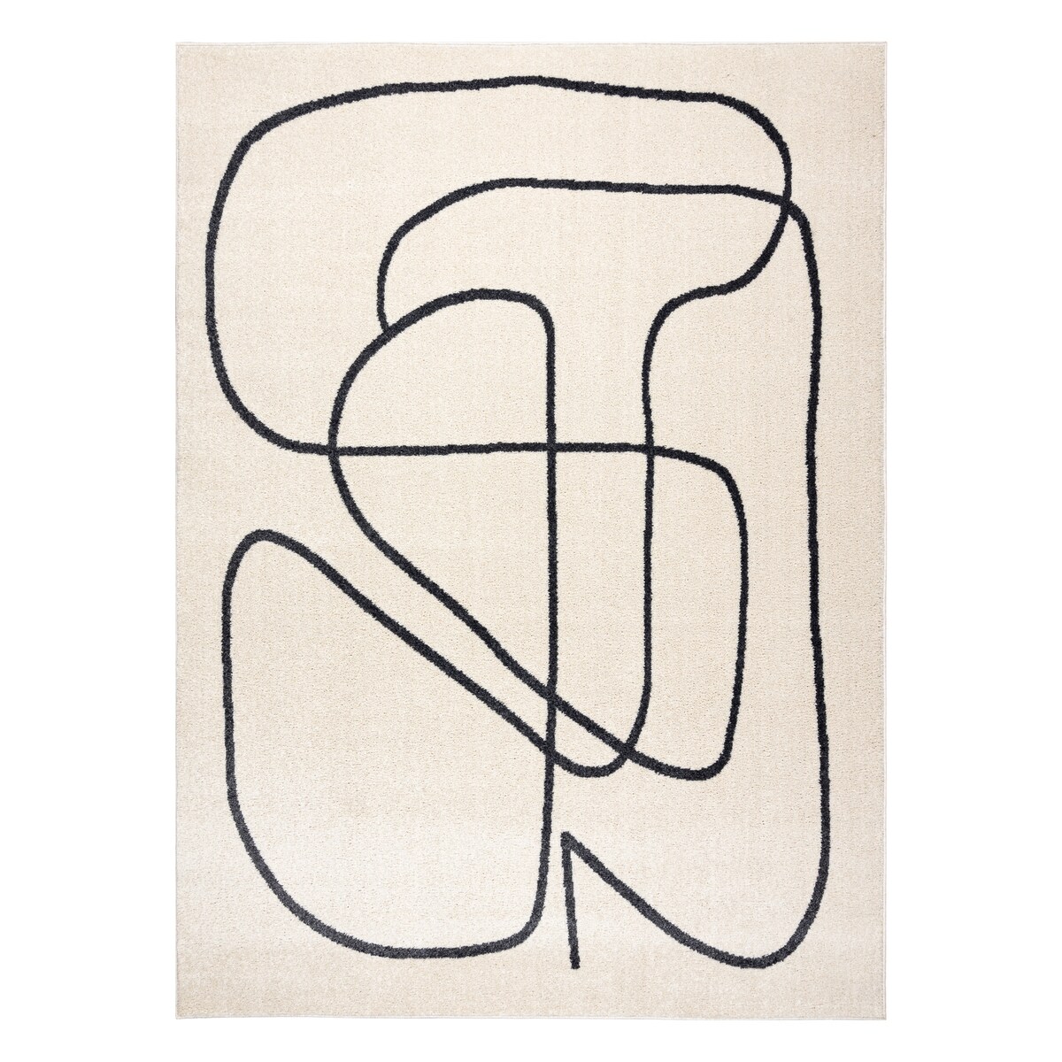 Dywan FUSION 8297 krem / ciemny szary - 280x370 cm