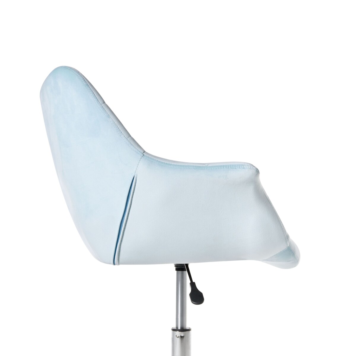 Krzesło obrotowe LABELLE Welur Błękitny