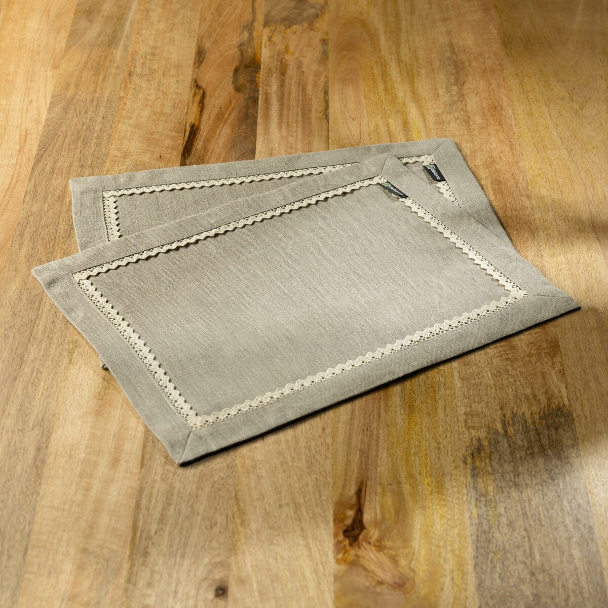 Podkładka z koronką 30x40 cm 2 szt. 30x40 lniany