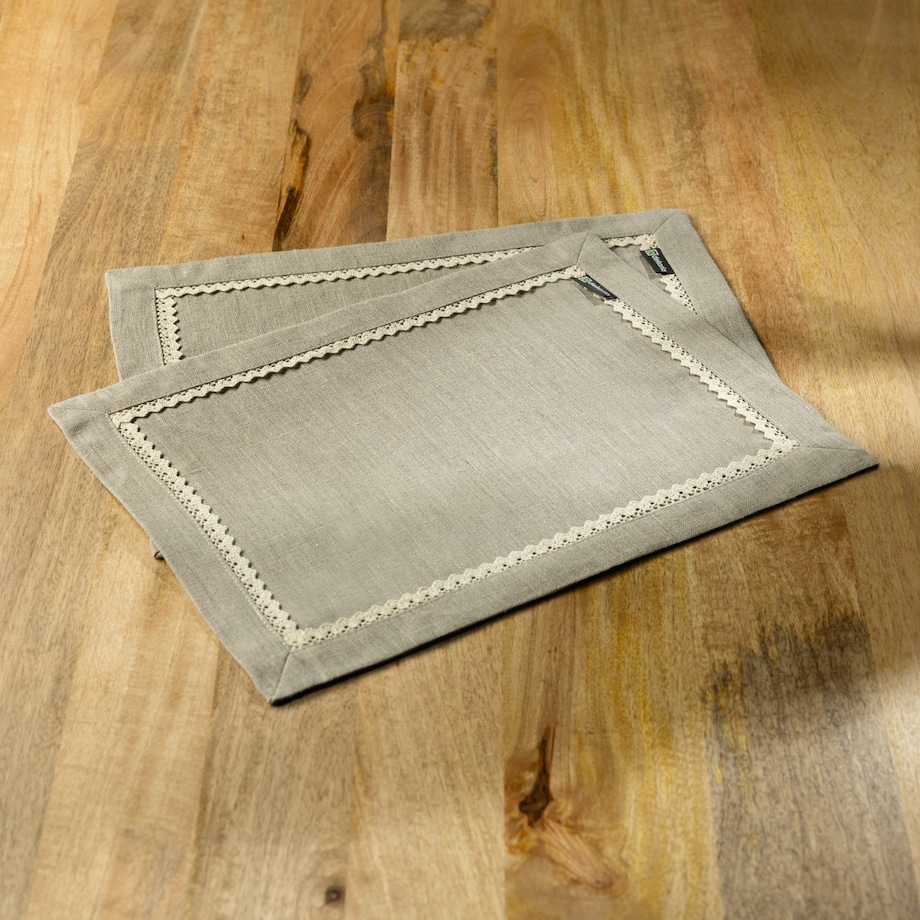 Podkładka z koronką 30x40 cm 2 szt. 30x40 lniany