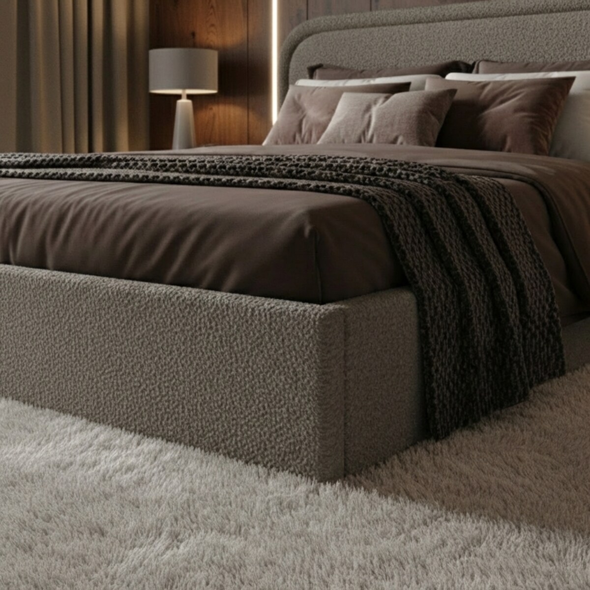 Łóżko Tapicerowane Majesty 140X200 Stelaż Pojemnik Na Pościel Abriamo 02