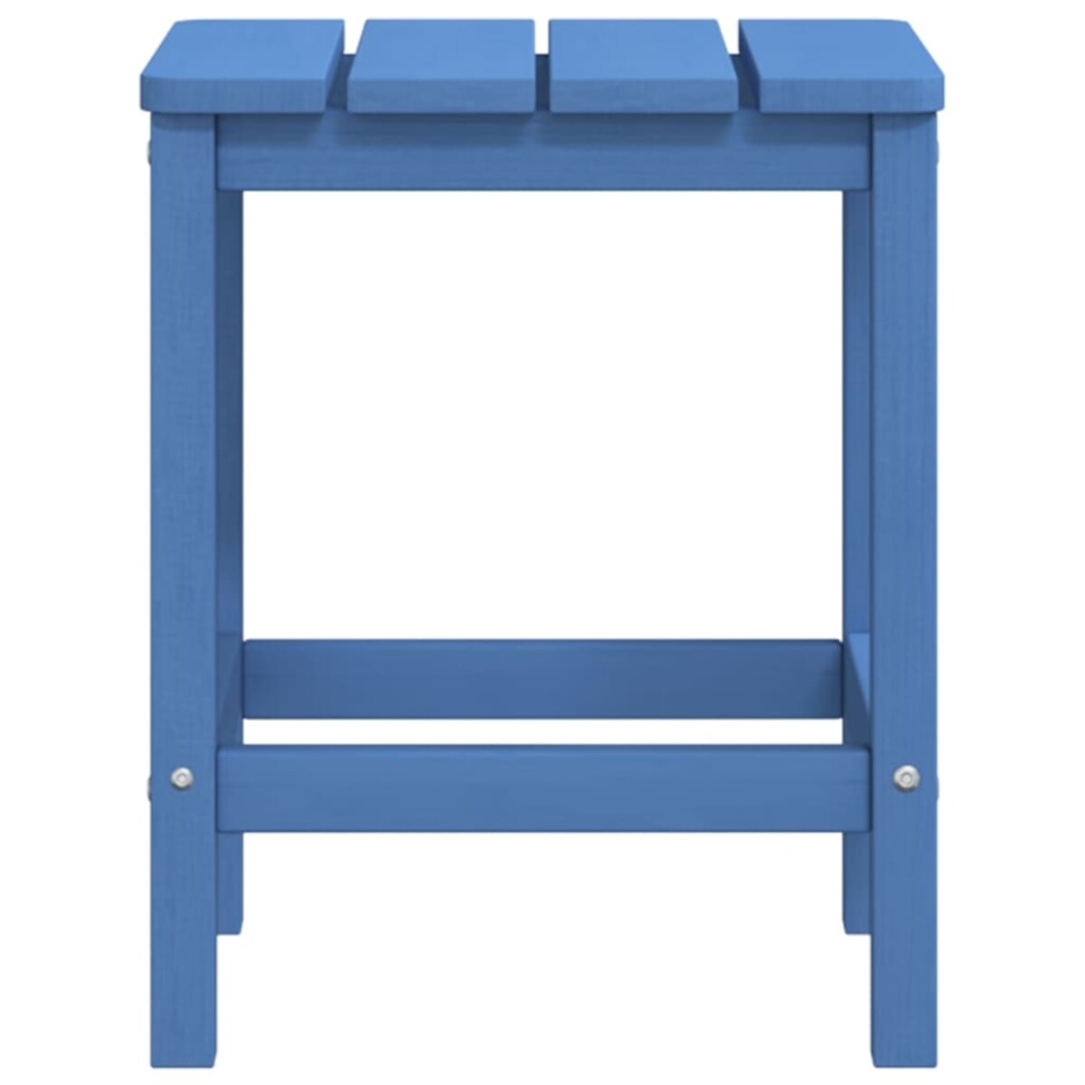 vidaXL Stolik ogrodowy Adirondack, morski błękit, 38x38x46 cm, HDPE