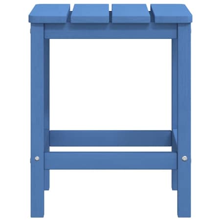 vidaXL Stolik ogrodowy Adirondack, morski błękit, 38x38x46 cm, HDPE