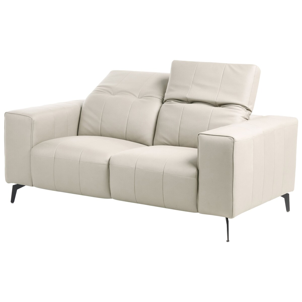 Komplet wypoczynkowy dla 6 osób OMMEL Ekoskóra Jasnobeżowy