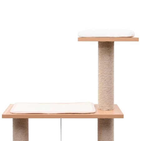 vidaXL Drapak dla kota, z sizalową matą, 123 cm