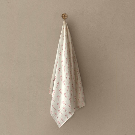 Ręcznik kuchenny świąteczny - Laski cukrowe 50x70 cm