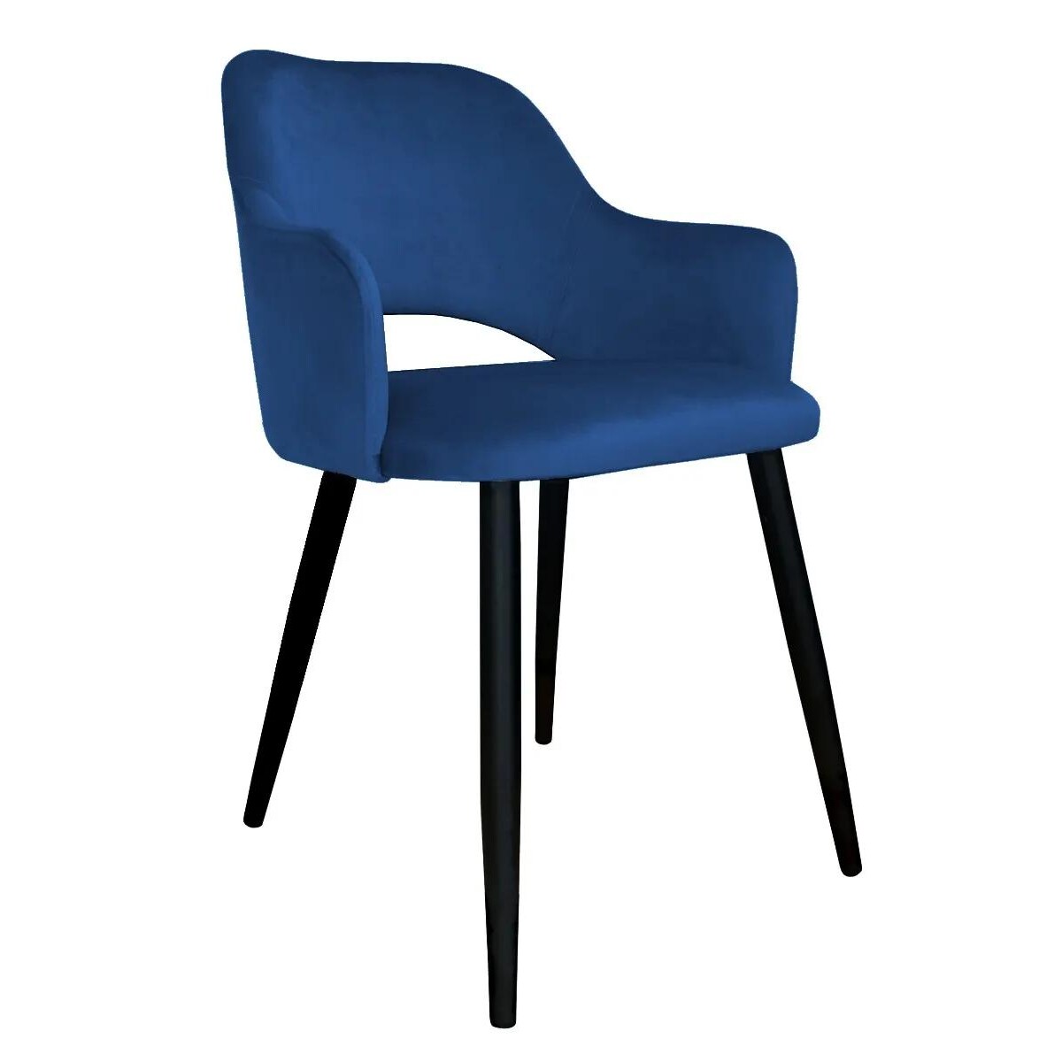 Krzesło NAPO VELVET granatowe