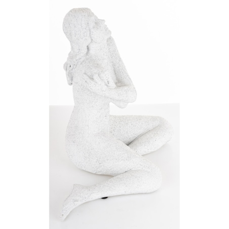 Figura siedzącej kobiety 21,5x21x15 cm DONNA-3