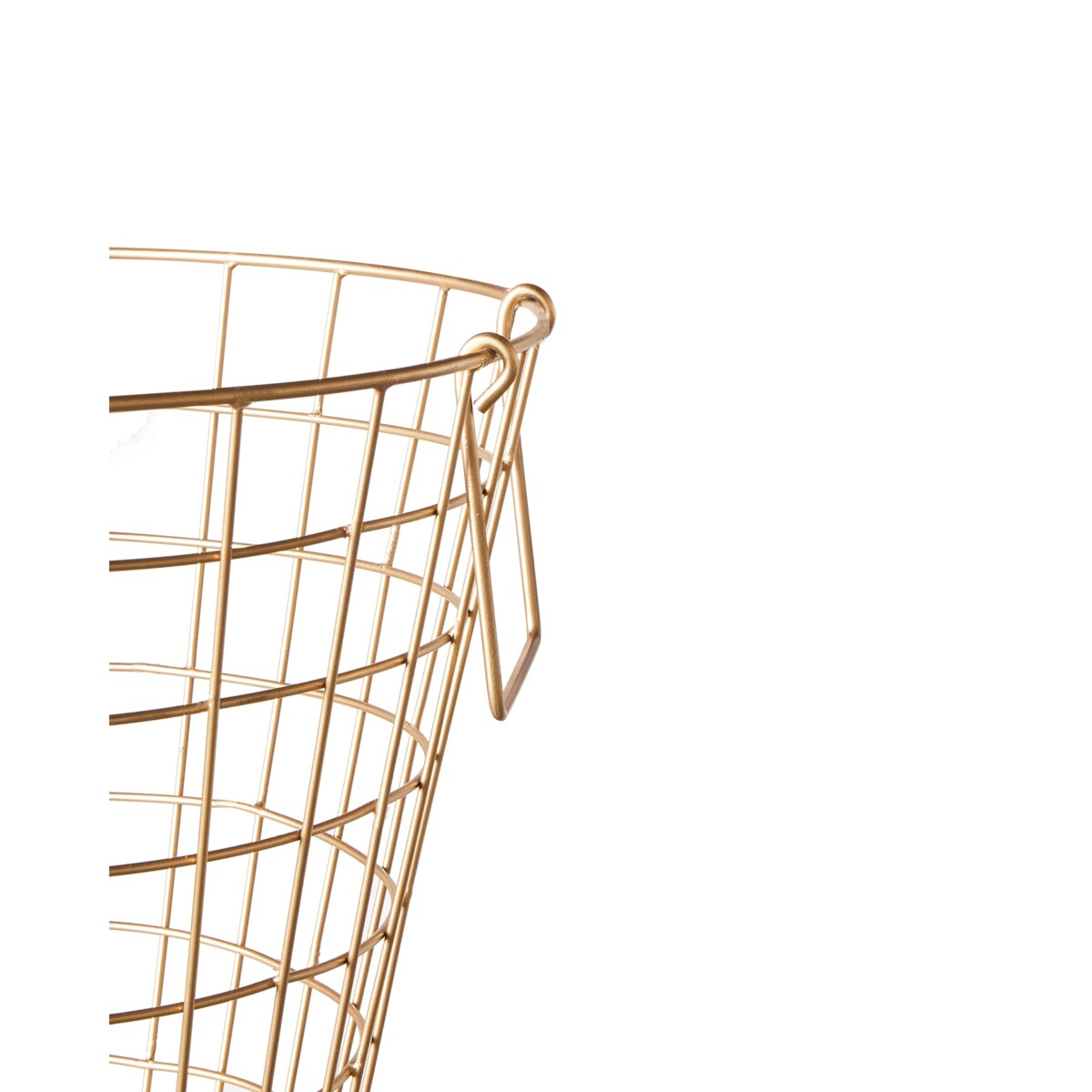 Kosz metalowy złoty NITMA