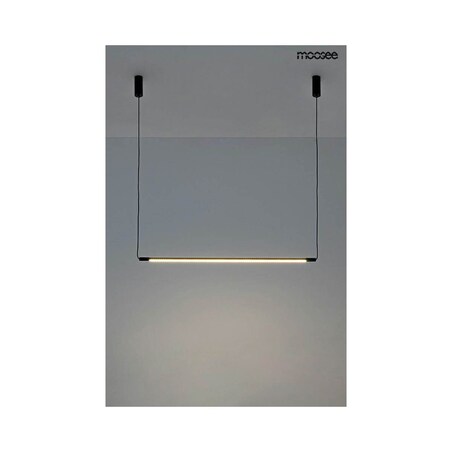 Pokojowa lampa wisząca Ombre listwa nad stół LED 14W czarna