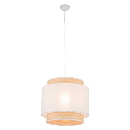 Wisząca lampa okrągła Boho 5653 TK Lighting naturalny biały słomkowy