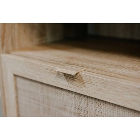 Finori Szafka Bali 01A, dąb sonoma i nadruk stylizowany na trzcinę