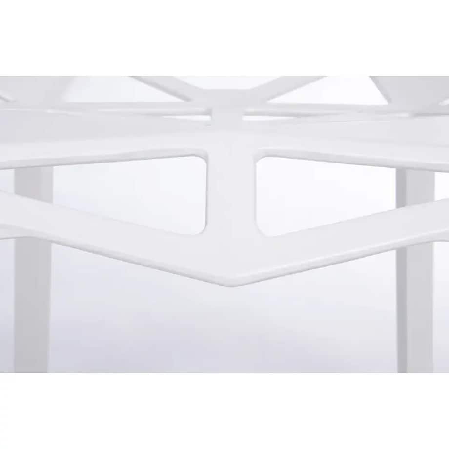 Metalowe krzesło Split DC-362.ALLWHITE King Home industrial białe