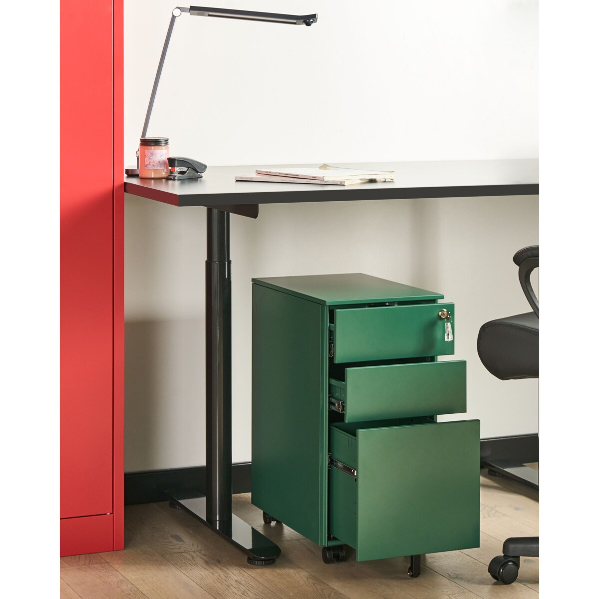 Szafka biurowa BOLSENA Metal Zielony
