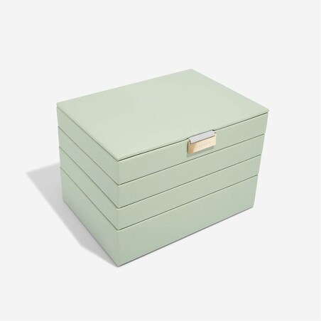 Szkatułka na biżuterię Stackers poczwórna classic zieleń szałwiowa