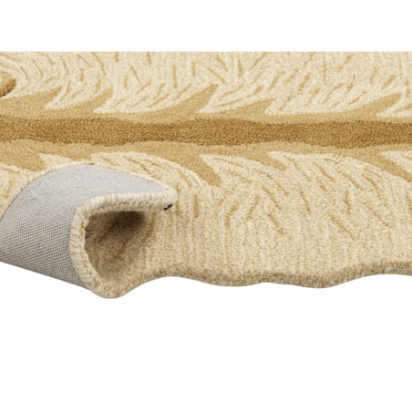 Dywan dziecięcy wełniany wilk 100 x 160 cm beżowy BALTO