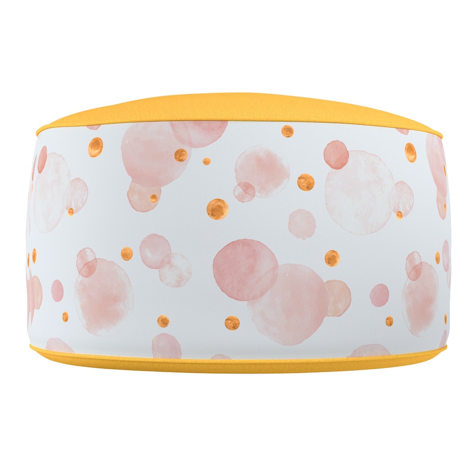 Puf dwukolorowy Coli, ecru-różowy, 50x25 cm, Magic Collection