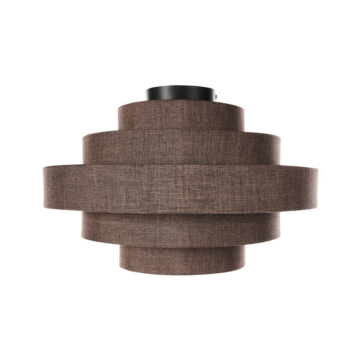 Lampa sufitowa EREBATO Len Brązowy