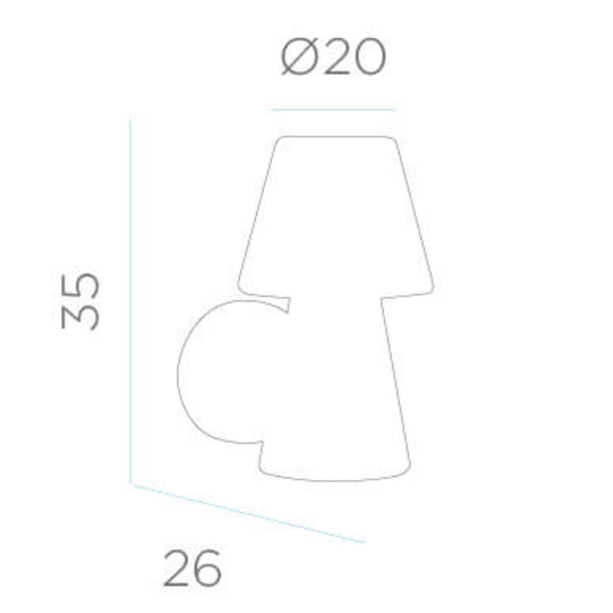 Zewnętrzna lampa ścienna Lola LUMLL035OPNW King Home ogrodowa IP65 biała