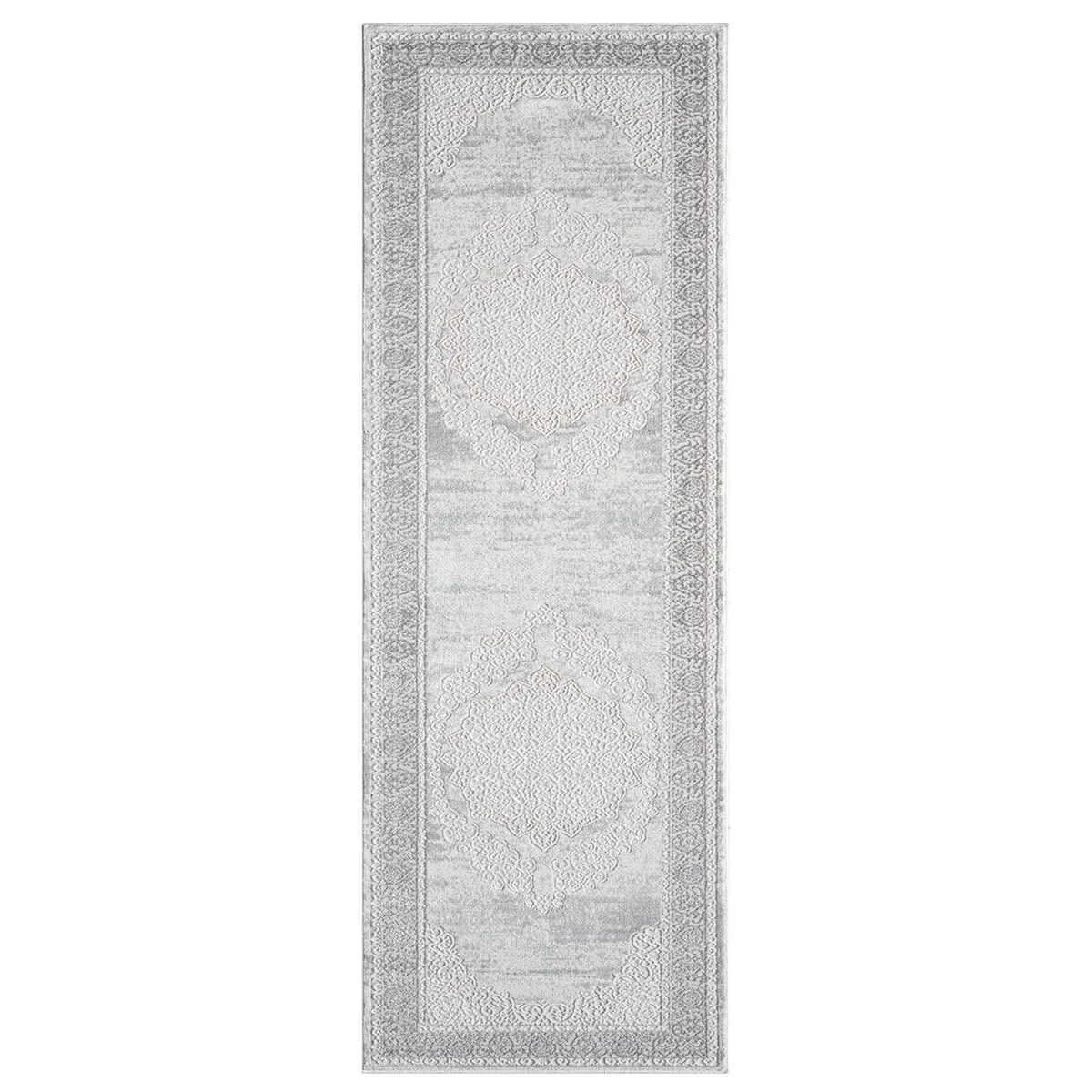 Dywan Glamour klasyczny do salonu Antique 2090 Szary 200x290