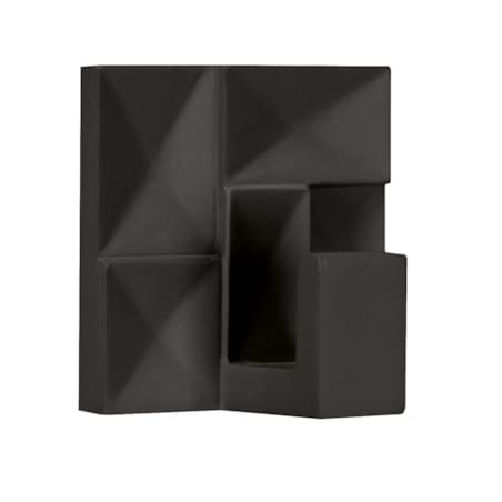 Kleine Wolke Brinkle Hooks Wieszak ścienny czarny samoprzylepny 5x5 cm