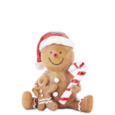 Dekoracja - Miś jako piernikowy ludzik 9x8,5x4,5 cm ZENZERO