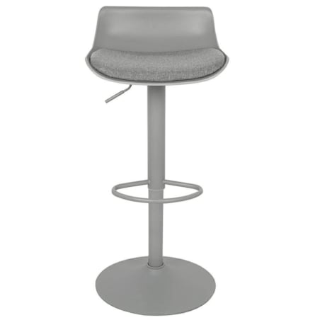 Szary hoker Snap Bar Tap z podnóżkiem poduszka regulacja