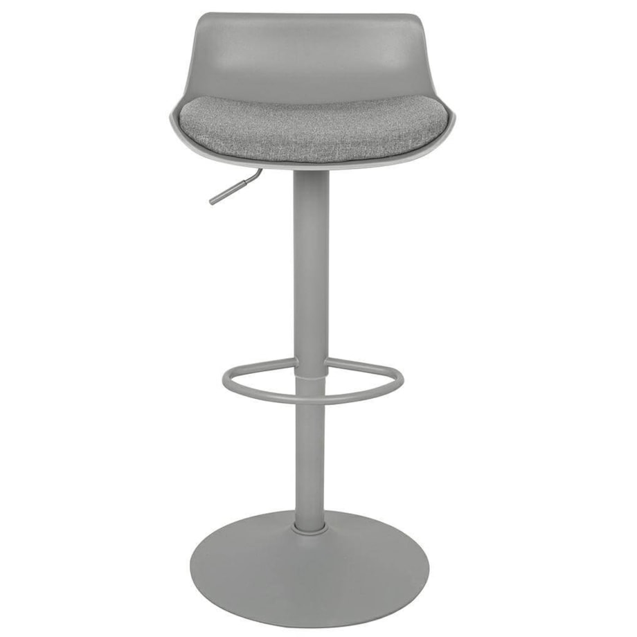 Szary hoker Snap Bar Tap z podnóżkiem poduszka regulacja