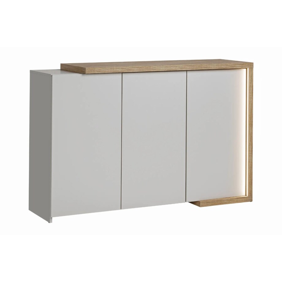 Komoda DASAR 150 3D dąb artisan/kaszmir