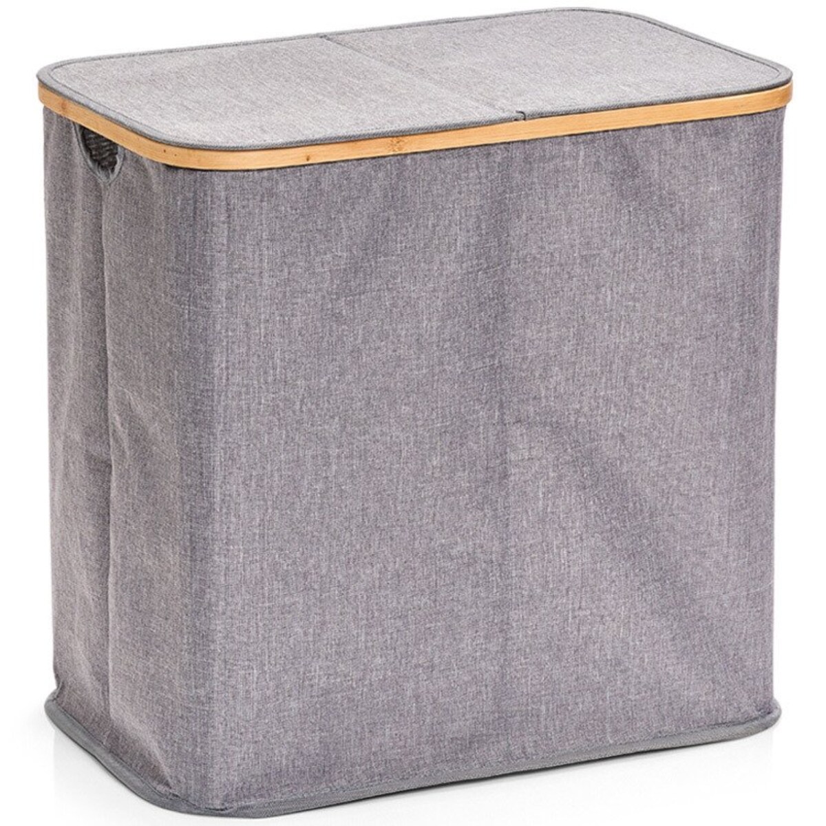 Kosz na pranie z płótna, duży pojemnik na bieliznę, funkcjonalne pudełko na ubrania.