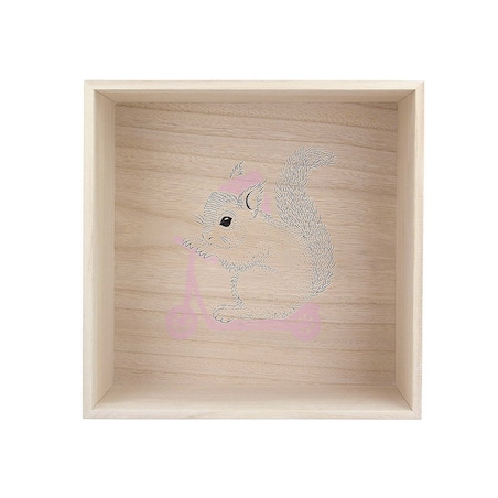 Półka Box pink 31cm, 31x24x31cm