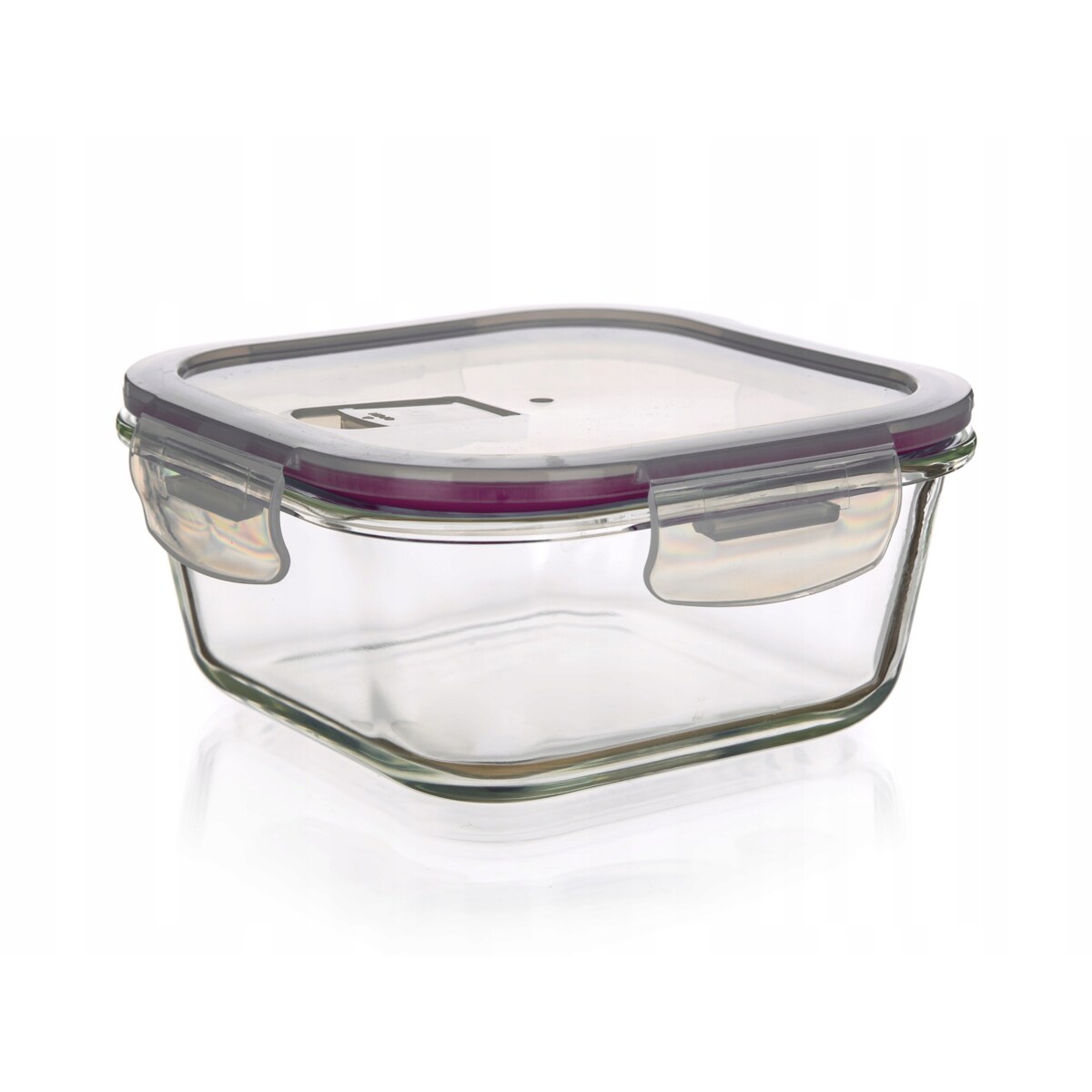 POJEMNIK HERMETYCZNY 300 ml klips szklany na jedzenie lunch sos przekąski