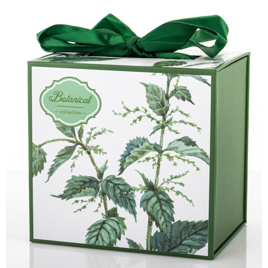 Kubek z zaparzaczem 350 ml w pudełku 12x12x9 cm HERBES pokrzywa