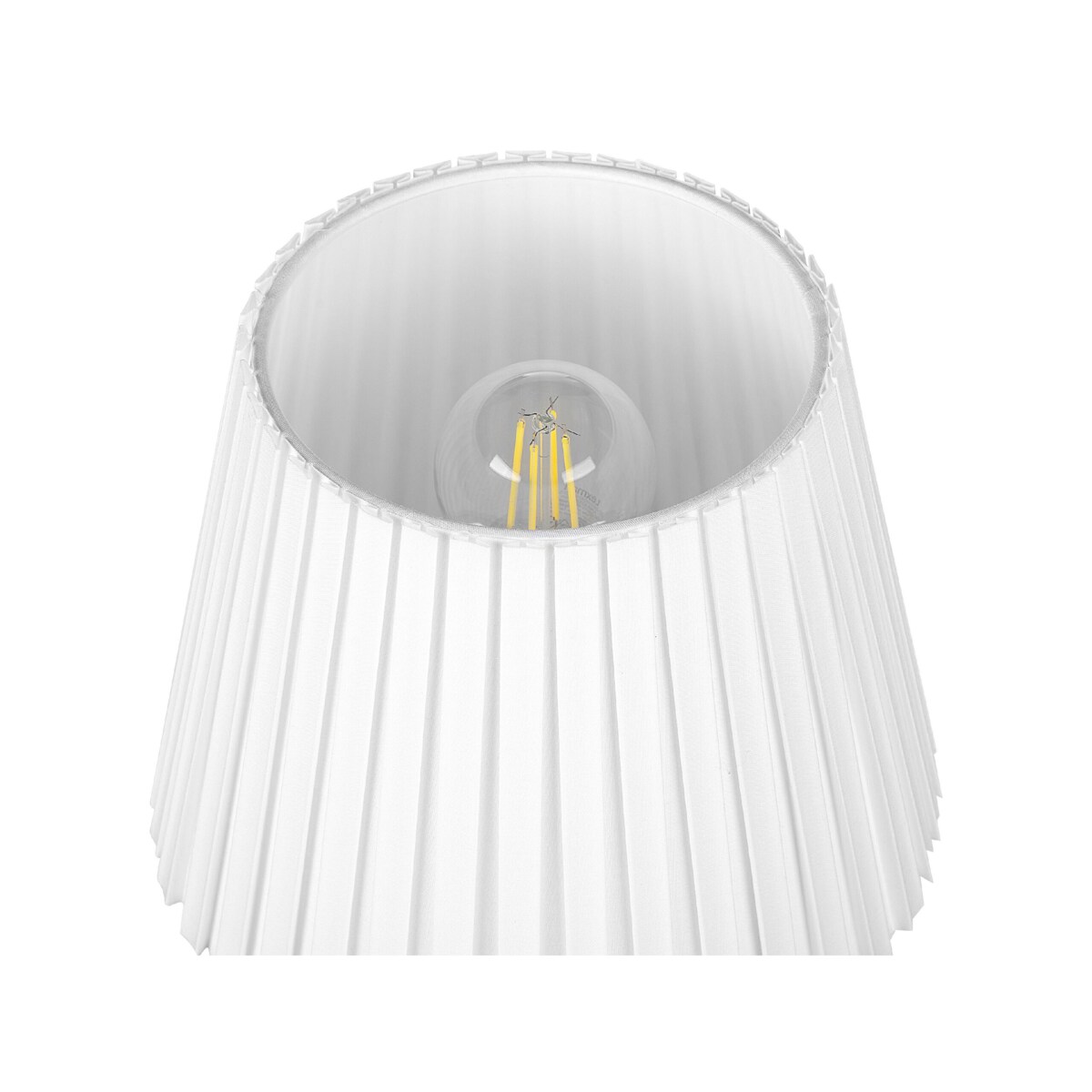 Lampa stołowa mosiężno-biała TORYSA