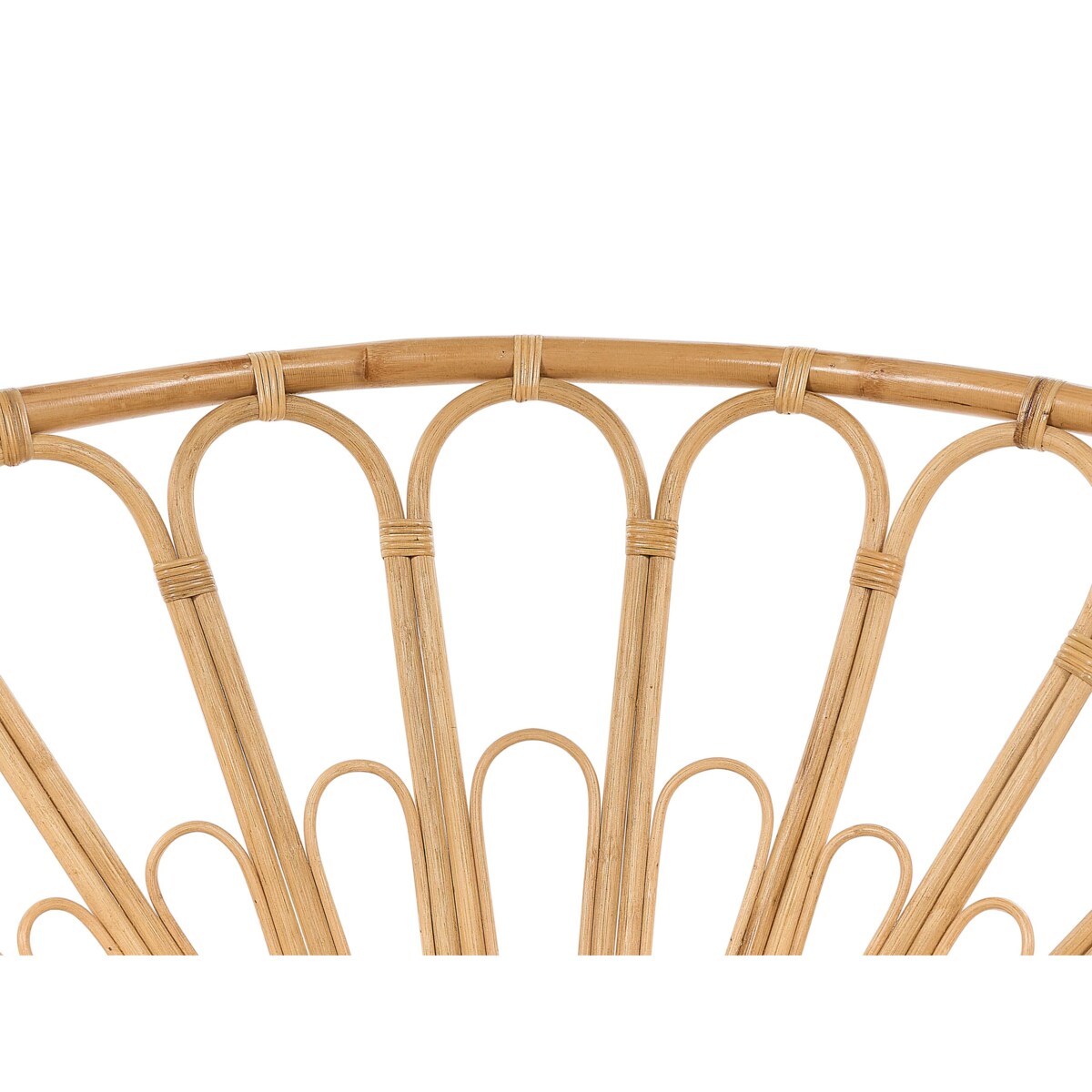 Zestaw 2 koszy ogrodowych rattanowy naturalny ROSSANO