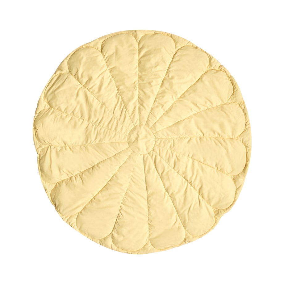 Mata do zabawy kwiat 110 x 110 cm żółta ELIZJUM