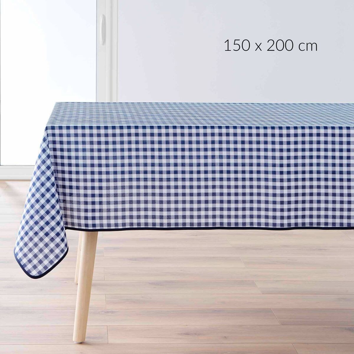 Obrus prostokątny w kratkę, VICHY, 150 x 200 cm