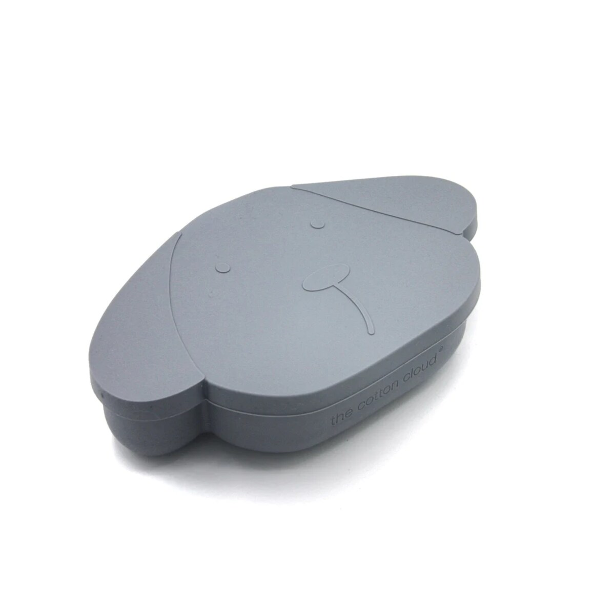 THE COTTON CLOUD silikonowy lunch box dla dzieci, Dog/Grey