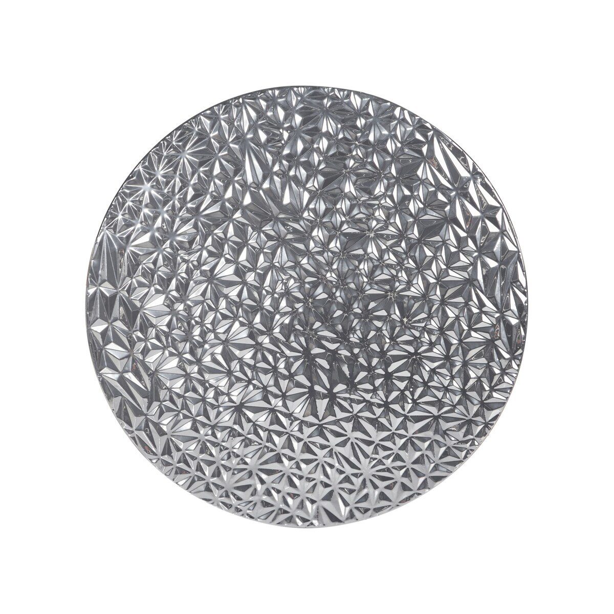 Dekoracja ścienna MOSCAVIDE 59 cm Metal Srebrny