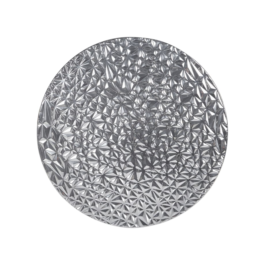 Dekoracja ścienna MOSCAVIDE 59 cm Metal Srebrny