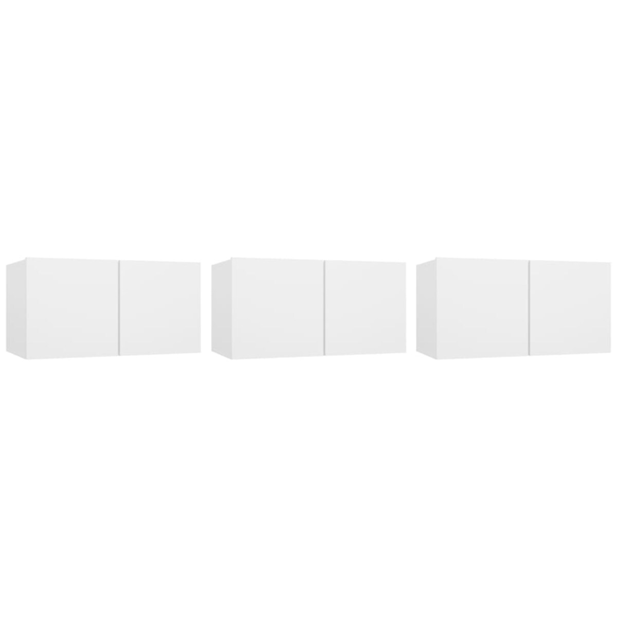 vidaXL 5-częściowy zestaw szafek telewizyjnych, biały