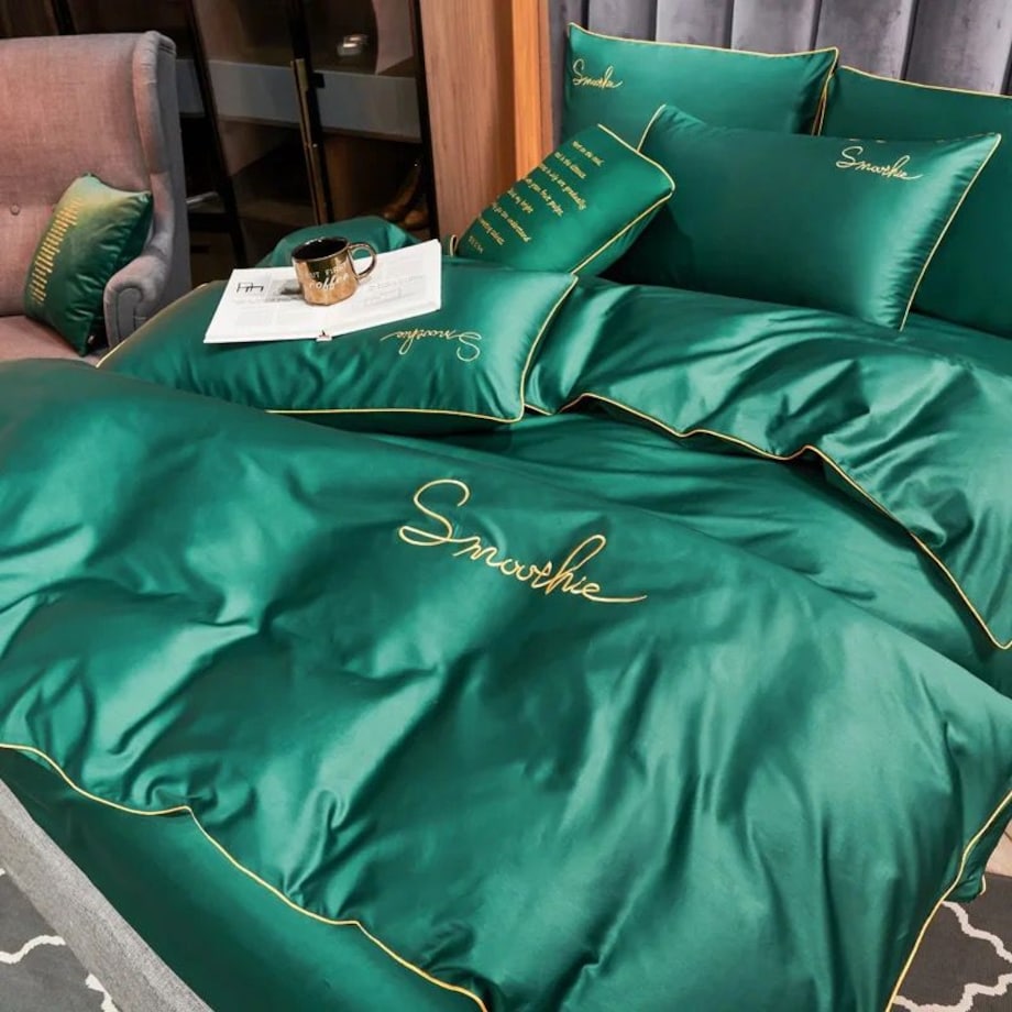 pościel mikrofibra z haftem 160x200 cm