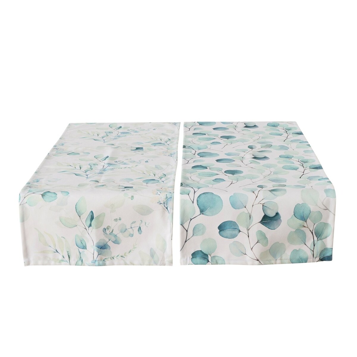 Bieżnik dekoracyjny z motywem roślinnym EUKANA, 40 x 140 cm