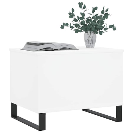 vidaXL Stolik kawowy, biały 60x44,5x45 cm, materiał drewnopochodny