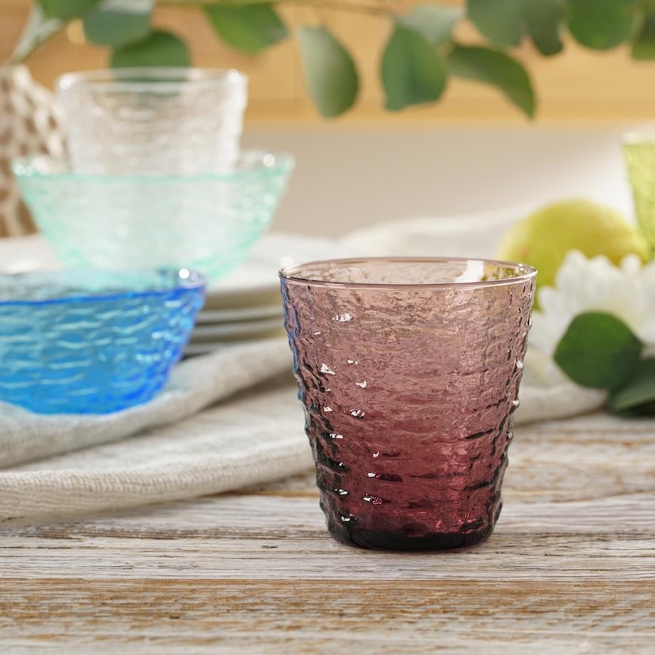 VILLA ITALIA Szklanka fioletowa 270 ml SELENA