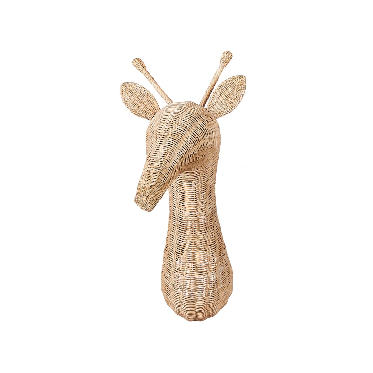 Rattanowa dekoracja ścienna żyrafa jasna BANANEC