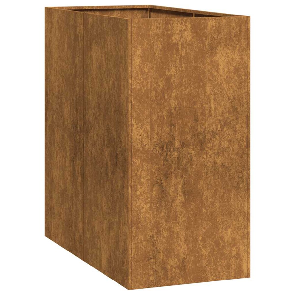 vidaXL Doniczka Rusty 40x80x80 cm Stal nierdzewna