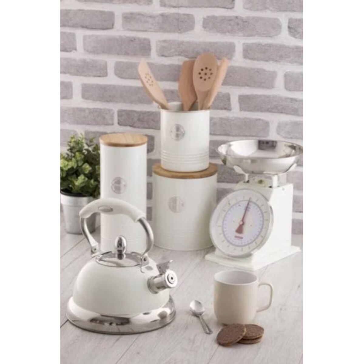 Pojemnik na narzędzia kuchenne kremowy Living, 15 x 12.5 cm, Typhoon